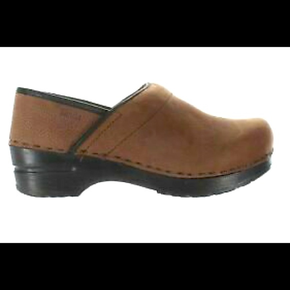Bjorndals Unisex Brown/Black Leather Top Slip On Clogs Size 10 New with defect. - Picture 14 of 15